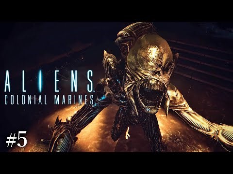 #5 Aliens: Colonial Marines 実況 Mission 5 : The Raven 特殊なゼノモーフが出てきた