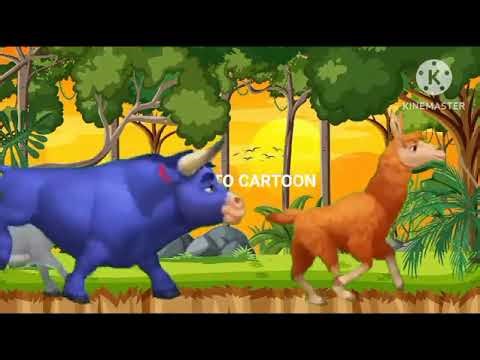 Animal stampede crossover 🙊 | animal race | animal | Back to cartoon 🙋