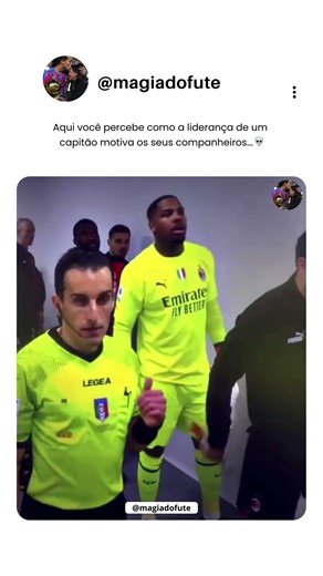 No túnel de entrada, Maignan mostrou q o Milan já tinha um líder em campo... 💀🔥 #futebol #milan #ucl