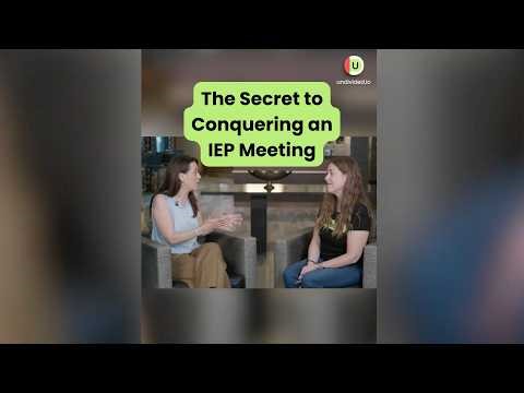 The Secret to Conquering an IEP Meeting