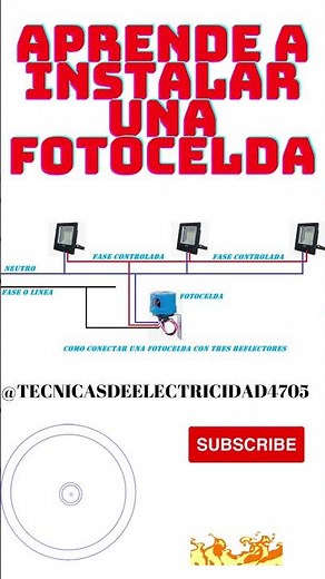 ⭐ APRENDAMOS A INSTALAR Y CONECTAR UNA FOTOCELDA, CON REFLECTORES. HAZLO TU MISMO...