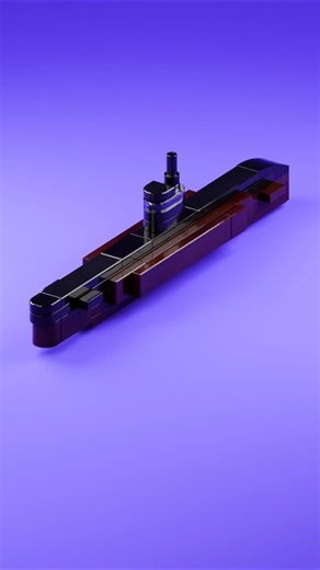 LEGO Military Submarine MOC 🌊 Mini Bricks Navy Build