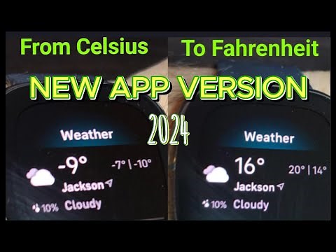 Changing CELSIUS to FAHRENHEIT on FITBIT SENSE - NEW APP VERSION