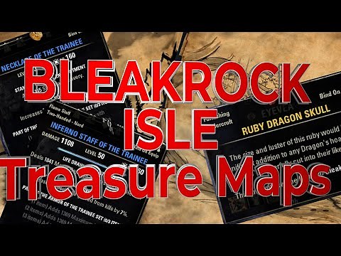 Where to find BLEAKROCK ISLE Treasure Map 1 and 2! ESO Treasure map 2020 (Armor of the Trainee set)