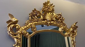 Handcarved Gold Leaf French Baroque Mirror: Rococo Antique Furniture - Etsy