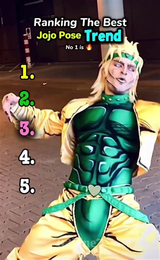 Ranking the BEST jojo pose trend #shorts #shortsviral #jojopose #viral