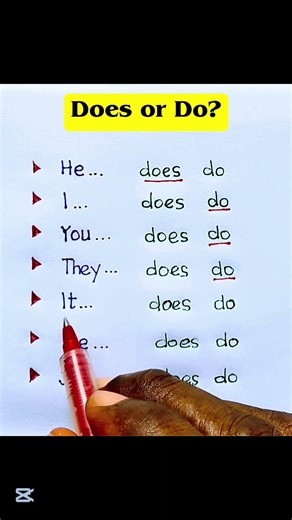How to Use DOES & DO with Pronouns ✅