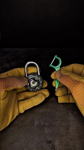 How to unlock a combination lock with a toothpick #lockpicking #locker #gym #survival #military