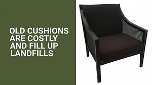 Custom Outdoor Cushion Slipcover - Waterproof Canvas Mocha Cushion Cover