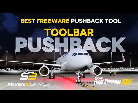 TOOLBAR PUSHBACK Best Freeware Pushback Tool for MSFS 2024 #msfs #msfs2024 #microsoftflightsimulator