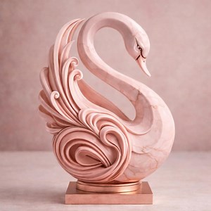 Elegant Swan Sculpture STL | Abstract Bird Decor | Modern Luxury Home Accent | 3D Print STL File - Etsy Australia