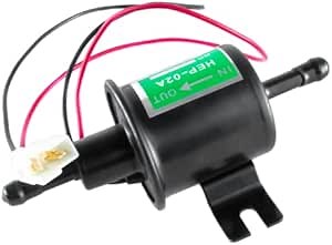 RADREPLA Universal 12V 4-7 PSI Electric Fuel Pump HEP-02A Inline Low Pressure Gas Diesel
