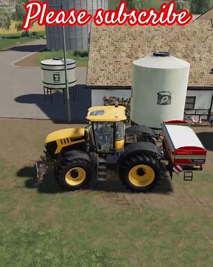 Fertilizer Spreading In Field | #fs19 #fs25 #farming #farmingsimulator #satisfying