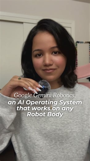 Sri Nithya Thimmaraju on Instagram: "Google DeepMind is trying to give robots a brain that can see, understand, and move in the real world using the same Gemini family that powers chat and multimodal models. The robotics stack currently has two main models: Gemini Robotics 1.5, a vision-language-action (VLA) model that turns camera input + instructions into motor commands, and Gemini Robotics-ER 1.5, an embodied reasoning model that focuses on understanding spaces, planning, and making decisions