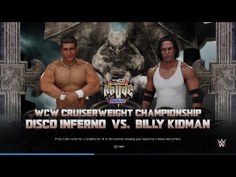 WWE 2K25 WCW Halloween Havoc 1998 Disco Inferno Vs. Billy Kidman WCW CruiserweightChampionship CPU#4