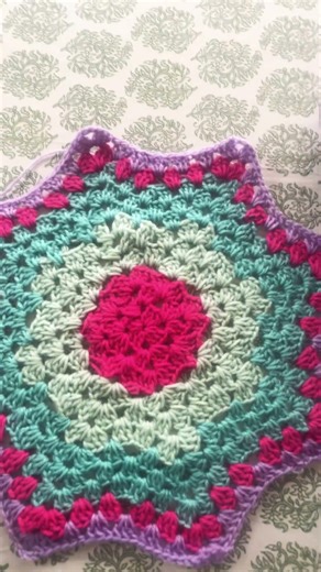 WIP crochet 8 point star