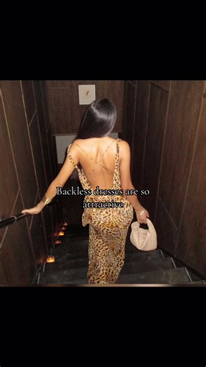 Stylish Backless Dresses for a Dark Feminine Look