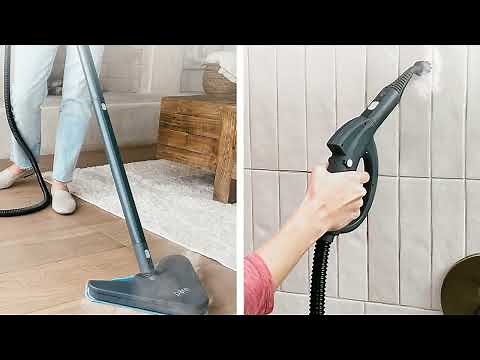 Pure Enrichment Pureclean Steam Cleaner | Multi-Purpose Household Rolling Steamer | Steam Cleaner