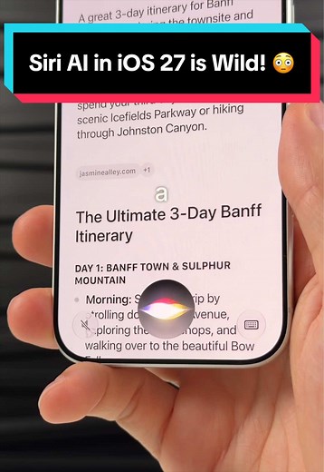 The new Siri AI in iOS 27 is insanely impressive! 👀 It’s still in Beta but it’s already becoming my go-to chatbot and I’ve been using it more than ChatGPT over the past few weeks. Here’s why! 😳 #apple #iphone #ios27 #techtok #learnontiktok
