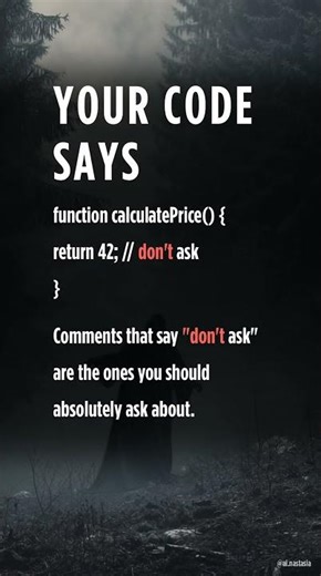 💻 Found "don't ask" in our codebase.