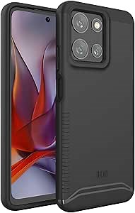 TUDIA Merge for Motorola Moto G 2025/2026 Case & Moto G Play 2026/2025 Phone Cases - [Military-Grade Drop Tested] Dual-Layer Shockproof Slim Grip Cover - Black