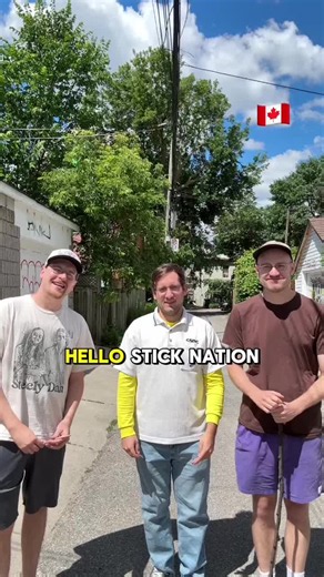 Ayoooo The Big 3 with some epic stick finds in Toronto, Canada 🇨🇦🪵 @Nathan Hare @Sam Burns @ben stager #sticknation #reels #ayo