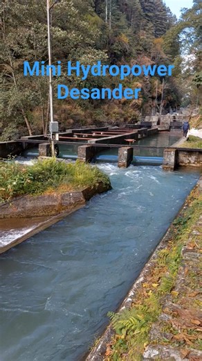 The Perfect Cannel & Desander Design For Mini Hydropower #hydropower #desander#shorts