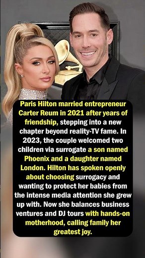 Paris Hilton’s New Mom Era