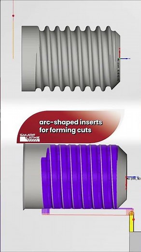 Mastering G32 Form Threading on CNC Lathe. #cnc #smartlathe #metalworking #machine #engineering