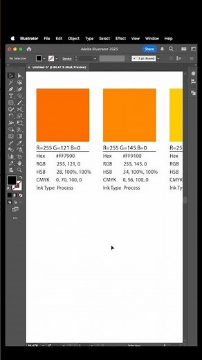 How to create Swatch Info in Adobe Illustrator #illustratortricks #adobe #illustrator