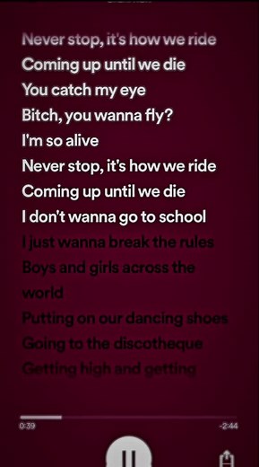 I Don't Wanna Go to School: Break the Rules Anthem