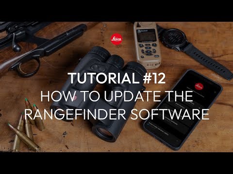 How to update the rangefinder software on your Leica Geovid Pro