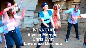 Behind the scenes with Julia Voth cosplaying as Jill Valentine