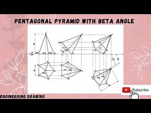 Pentagonal Pyramid with Beta angle in Sketch book