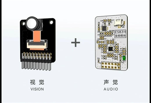 ESP AI 视觉/声觉模块，支持ai小智