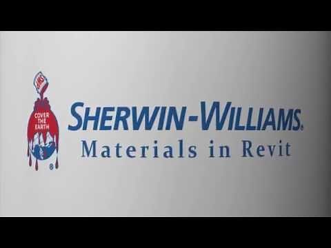 Sherwin-Williams Paints in Revit Material Library