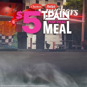 Drift into flavor with the new $5 T-Pain For Real Meal and enjoy a BBQ Spicy Chicken Sandwich or Checkerburger/Rallyburger. | Checkers and Rally's | Facebook