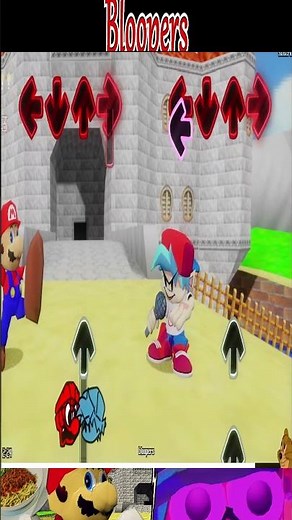 FNF MOD: [FanMade] Friday Night Funkin Mario's Madness - SMG4 Mario VS BF | Bloopers