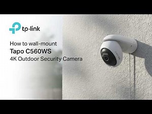 How to wall-mount Tapo C560WS Outdoor 4K Security Camera