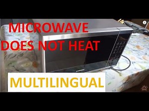 Microwave Works But Won’t Heat? Easy Fix for Beginners! Samsung Troubleshooting MULTILINGUAL.