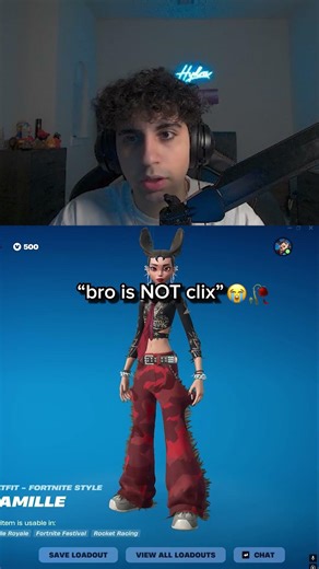 bro is NOT clix