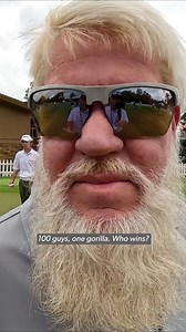 1.3M views · 7.2K reactions | 100 people vs. one gorilla. John Daly answers the viral question  | PGA TOUR Champions | Facebook