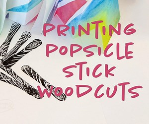 Making Art With Icecream Sticks