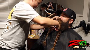 5.1K views · 269 reactions | Back in October, Scott reached out to us, because he wanted to help us raise money for Real Men Wear Pink and the American Cancer Society. He said he would shave off his impressive beard, but only if we could raise more money this year than we did last year. Well, we did. And, he did. Say 'goodbye' to Scott's beard! -Matt | Z93's The Morning After | Facebook