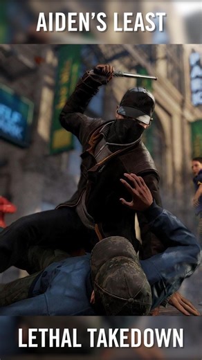 Aiden's least lethal takedown | Watch Dogs #gaming #actionadventure #watchdogs #gameplay #ubisoft