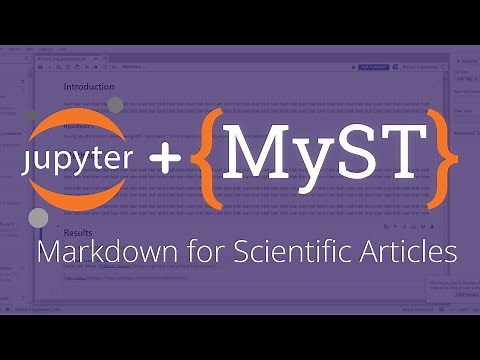 Start using MyST Markdown in JupyterLab in 30 seconds