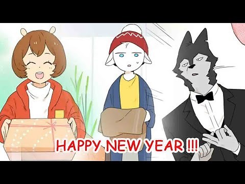 Wolf Butler and his Cat Master 😍 ( Happy New Year ) Part 4 [Manga dub]