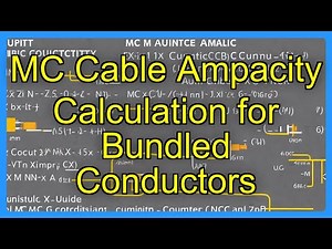 MC Cable Ampacity Calculation for Bundled Conductors