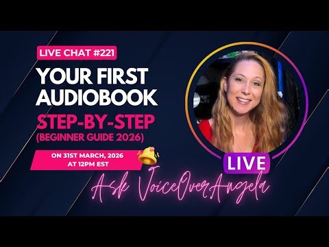 Your First Audiobook Step-by-Step (Beginner Guide 2026) - Live Chat #221