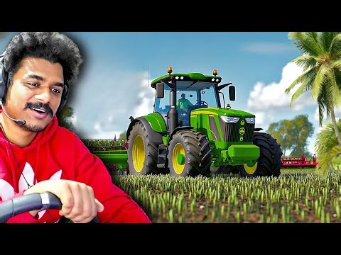 I Bought a 1000HP Tractor in Farming Simulator DAY 1